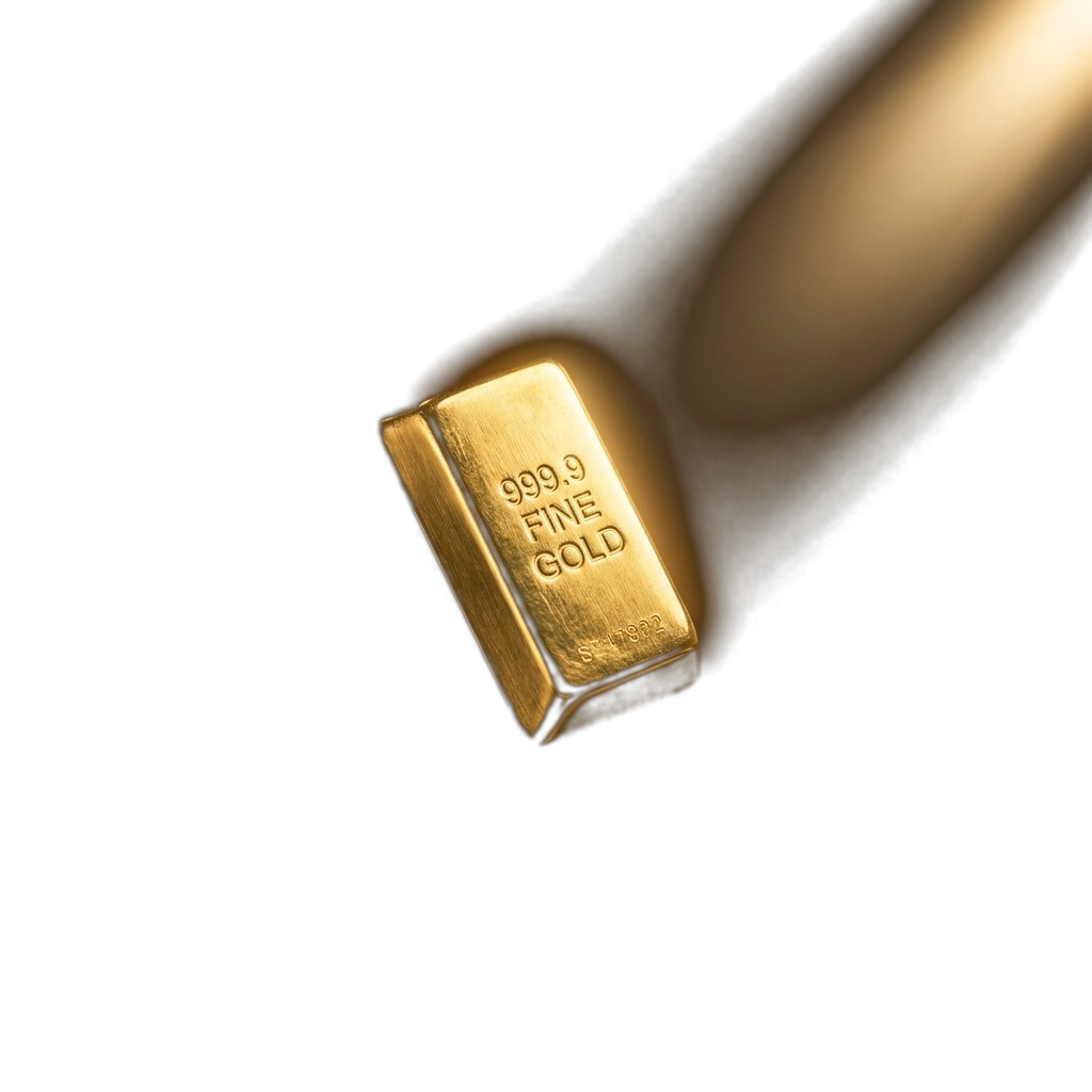 Lingote de oro raw